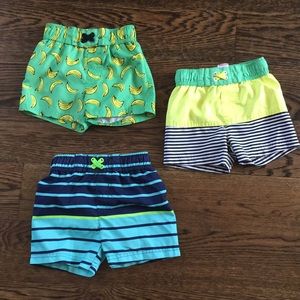 Cat & Jack Bundle of 3 Swim Trunks